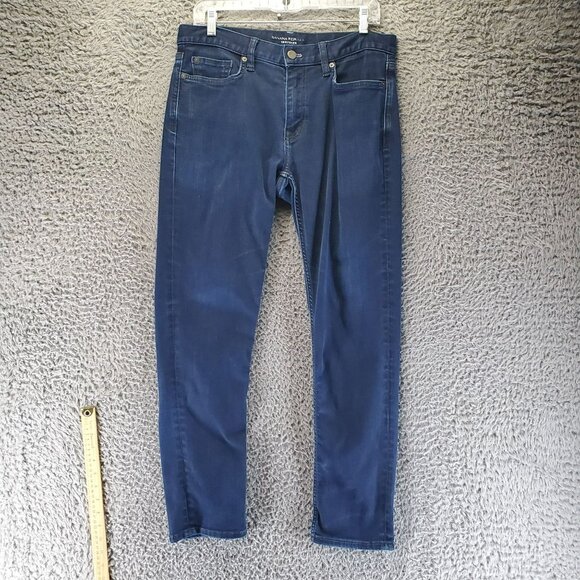 Banana Republic Jeans Mens 31x30 Blue Traveler Slim Fit Stretch Denim *Read* - Picture 1 of 13